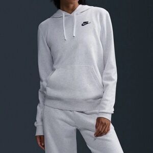 EUC Nike large womens heather gray hoodie